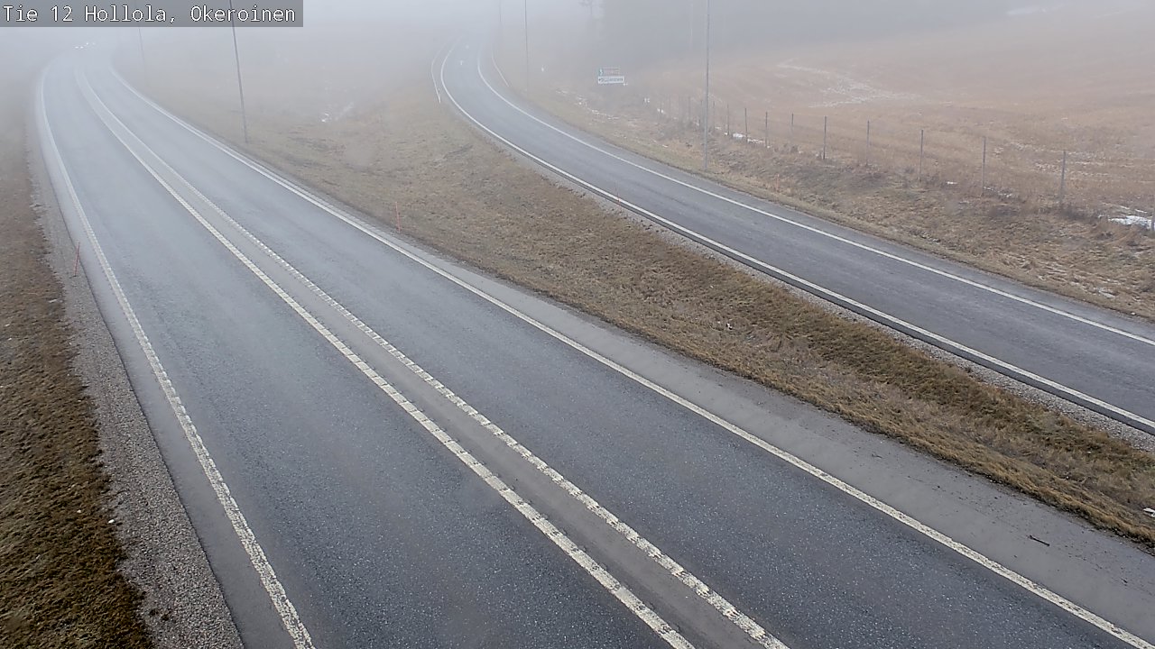 Weather Camera Image Väg 12 Hollola, Okeroinen, Hollola, Päijät-Häme