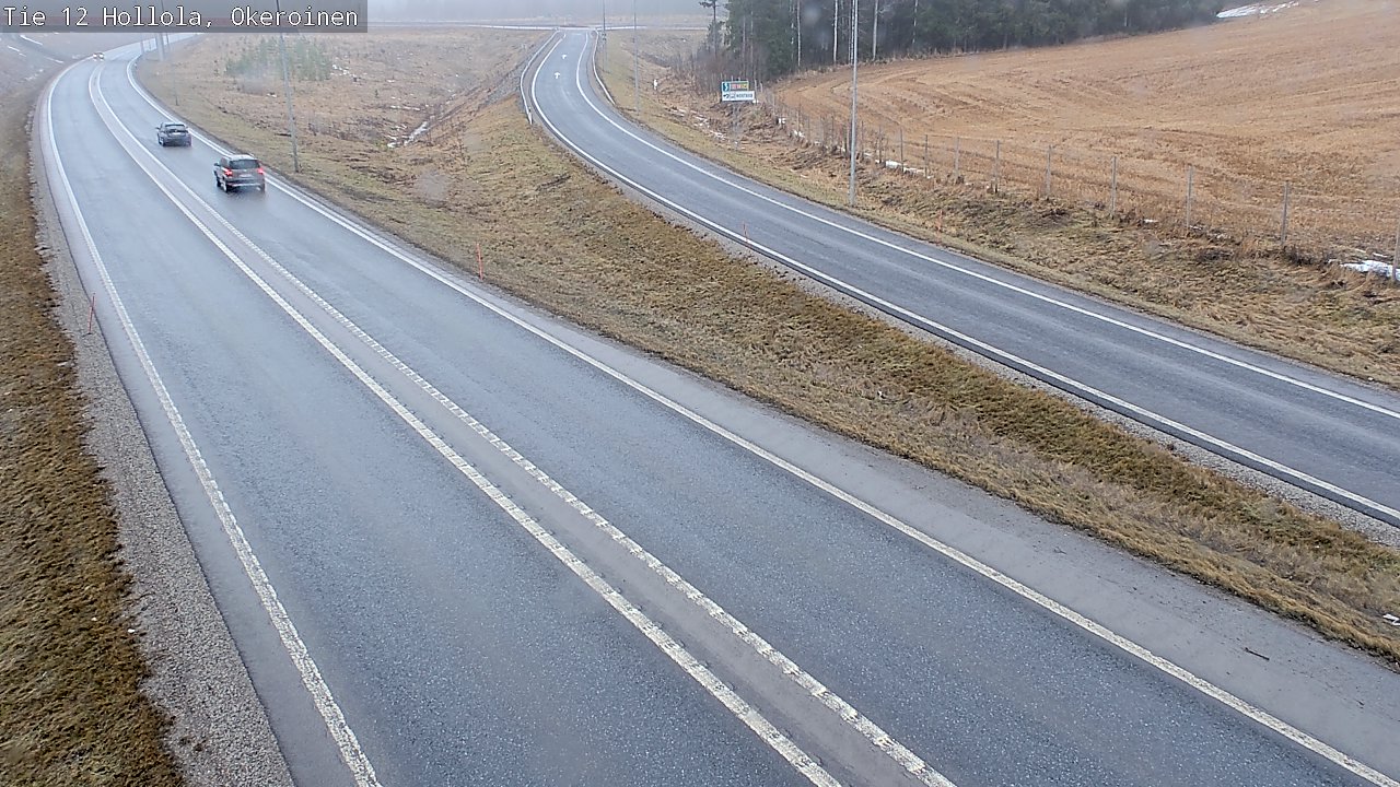 Weather Camera Image Väg 12 Hollola, Okeroinen, Hollola, Päijät-Häme