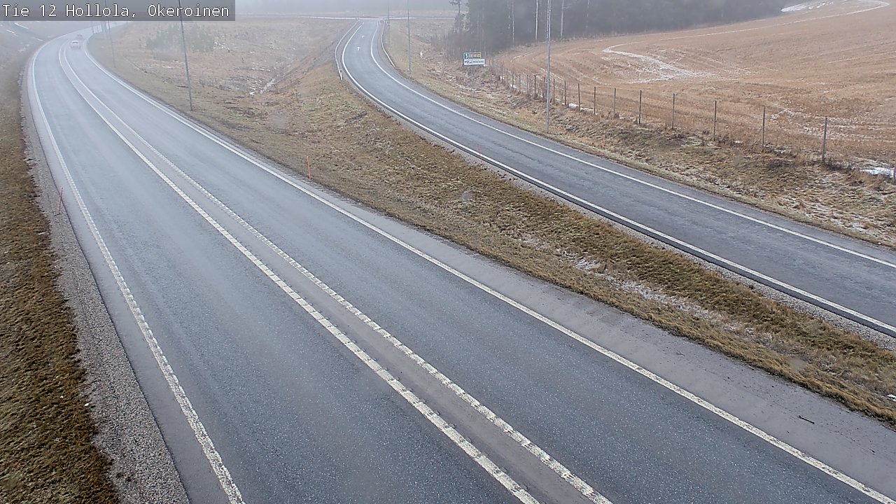 Weather Camera Image Väg 12 Hollola, Okeroinen, Hollola, Päijät-Häme
