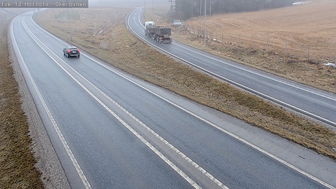 Weather Camera Image Väg 12 Hollola, Okeroinen, Hollola, Päijät-Häme