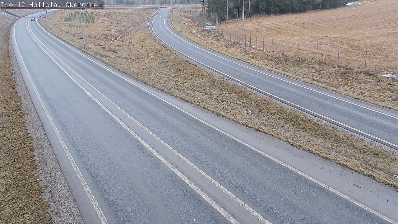 Weather Camera Image Väg 12 Hollola, Okeroinen, Hollola, Päijät-Häme