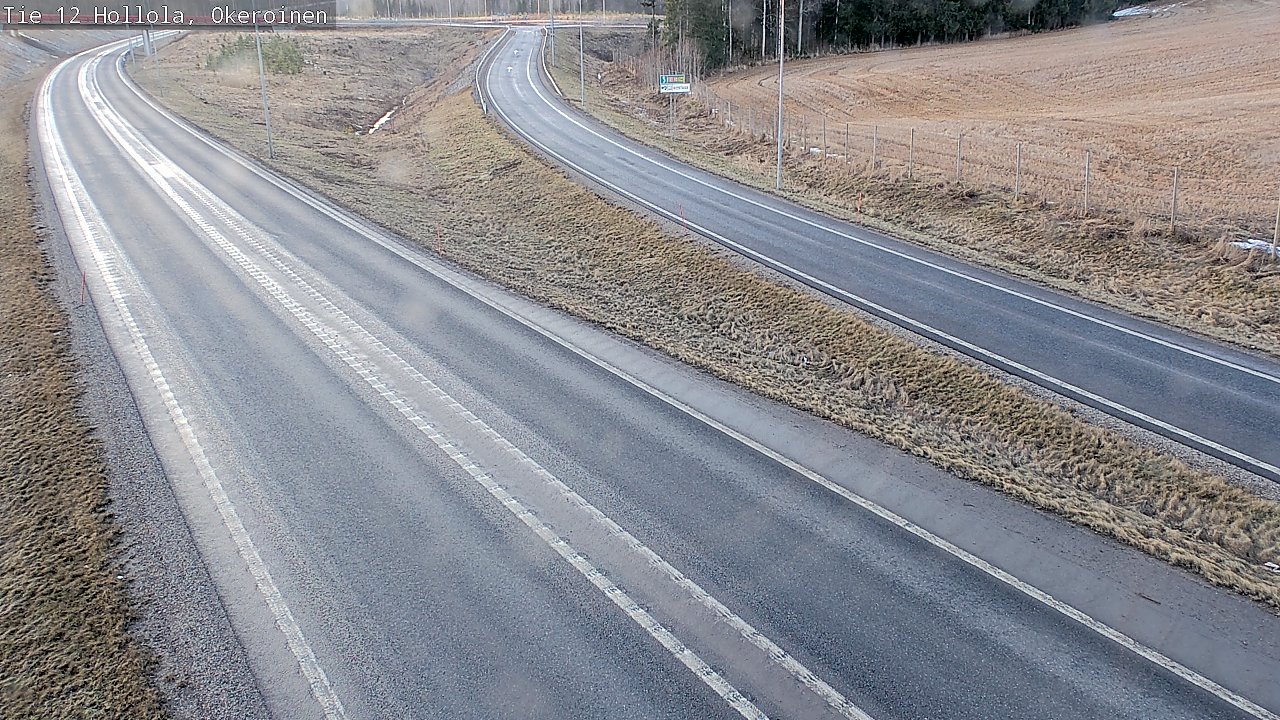 Weather Camera Image Väg 12 Hollola, Okeroinen, Hollola, Päijät-Häme