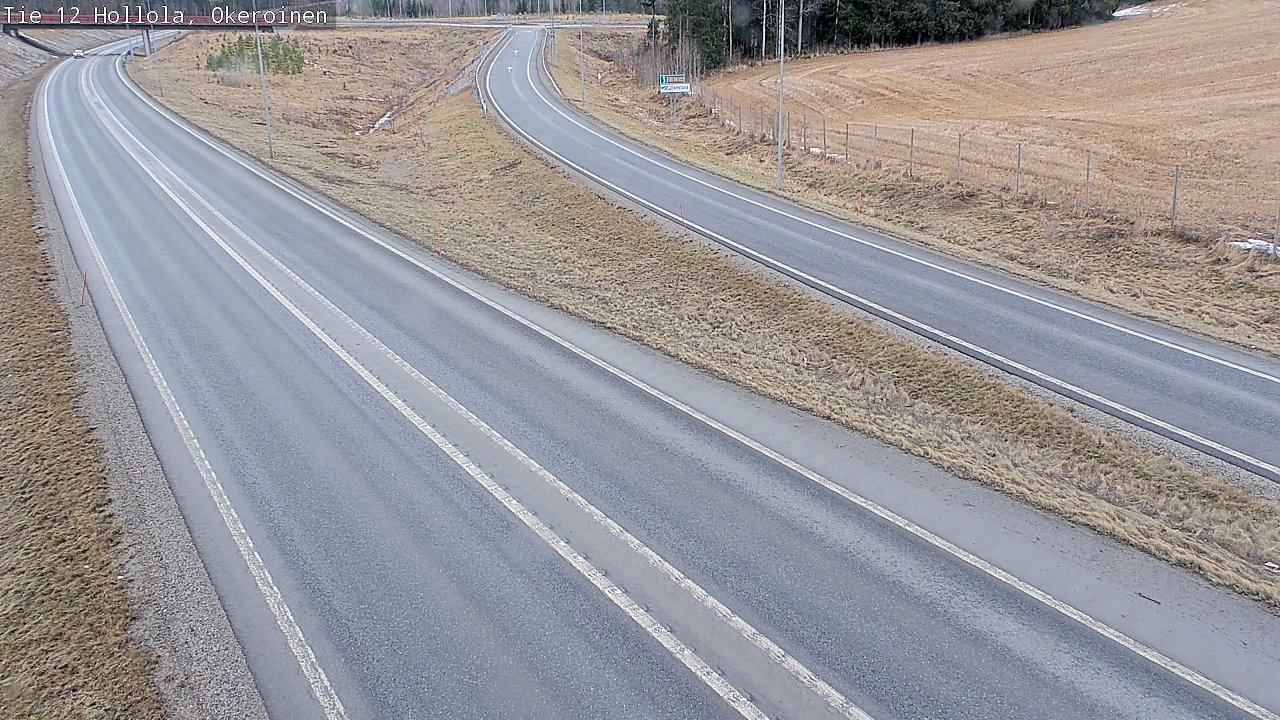 Weather Camera Image Väg 12 Hollola, Okeroinen, Hollola, Päijät-Häme