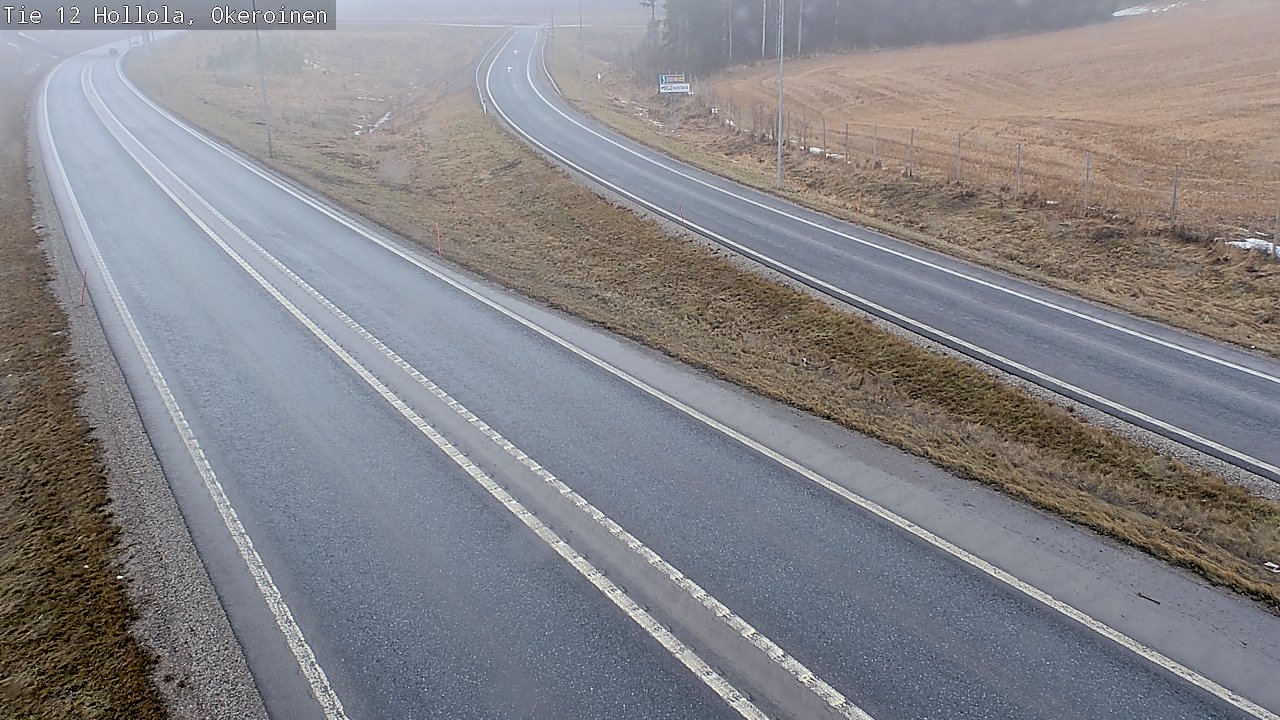 Weather Camera Image Väg 12 Hollola, Okeroinen, Hollola, Päijät-Häme