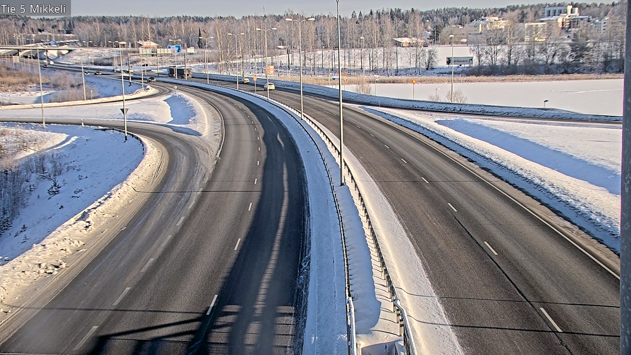 Weather Camera Image Road 5 Mikkeli, Mikkeli, Etelä-Savo