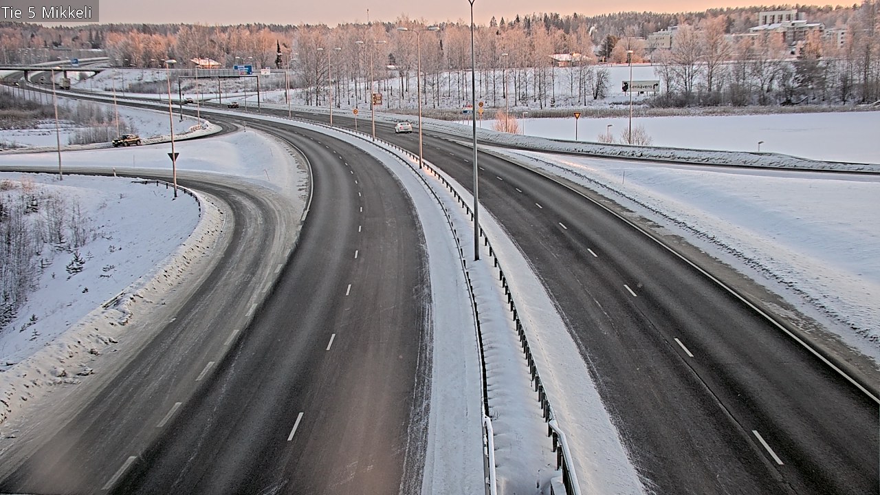 Weather Camera Image Road 5 Mikkeli, Mikkeli, Etelä-Savo