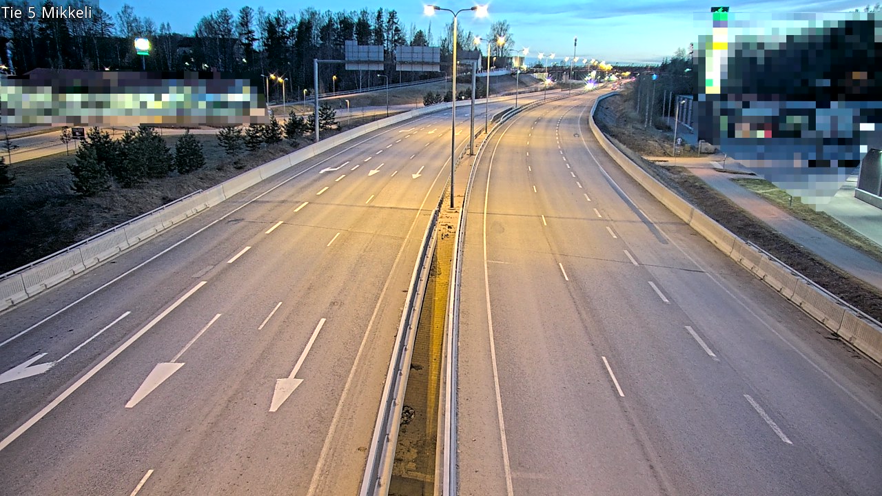 Weather Camera Image Road 5 Mikkeli, Mikkeli, Etelä-Savo