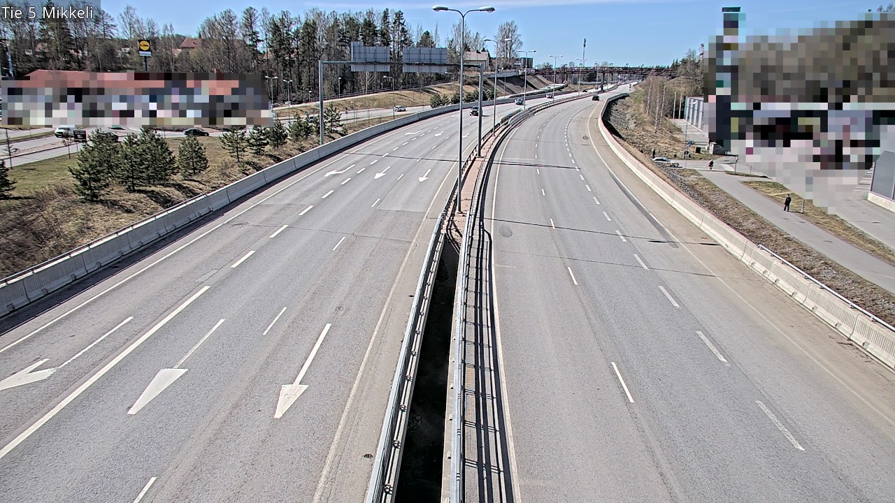 Weather Camera Image Road 5 Mikkeli, Mikkeli, Etelä-Savo