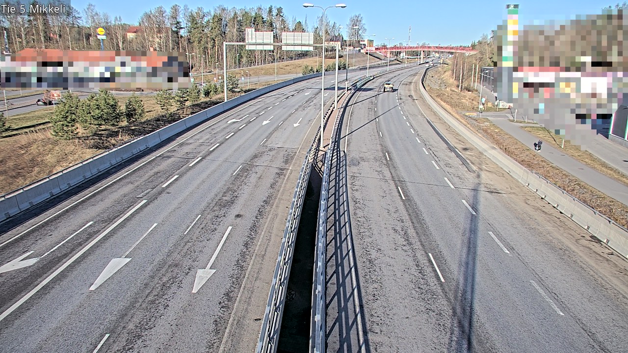 Weather Camera Image Road 5 Mikkeli, Mikkeli, Etelä-Savo