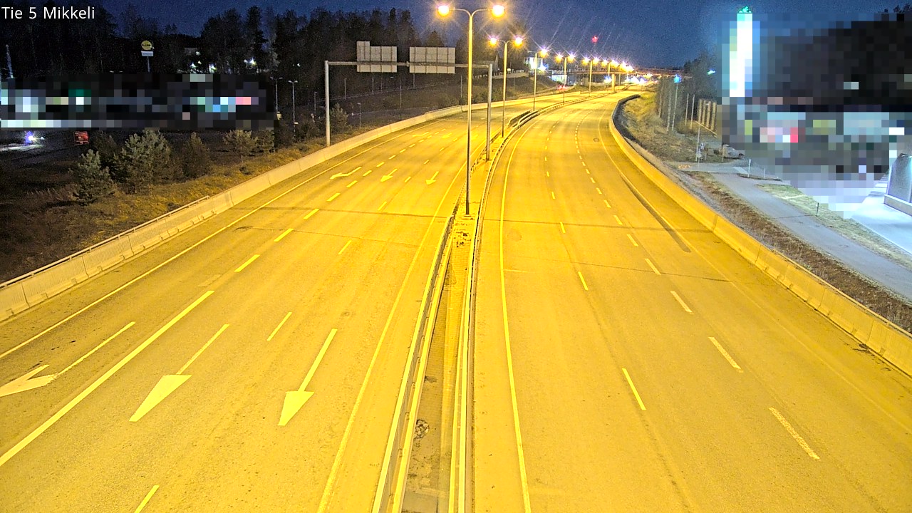 Weather Camera Image Road 5 Mikkeli, Mikkeli, Etelä-Savo