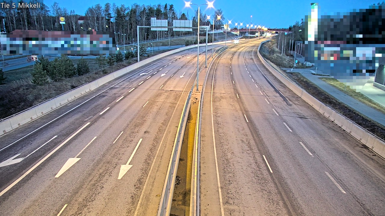 Weather Camera Image Road 5 Mikkeli, Mikkeli, Etelä-Savo