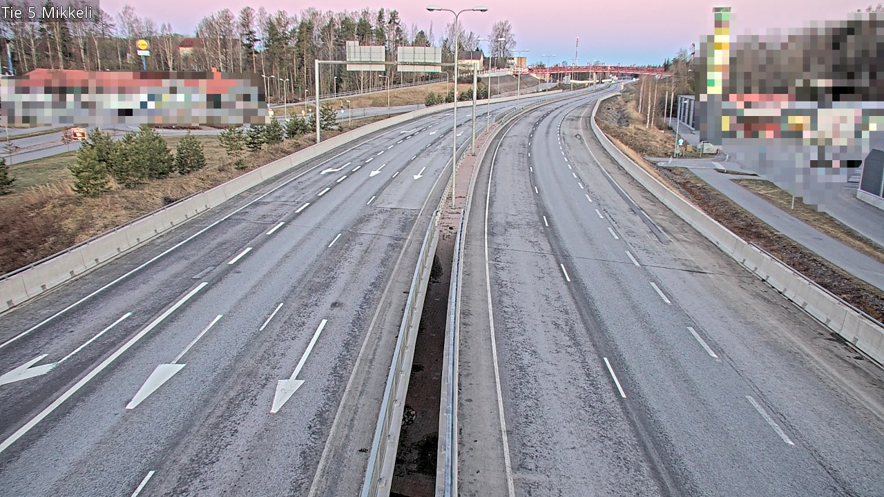 Weather Camera Image Road 5 Mikkeli, Mikkeli, Etelä-Savo