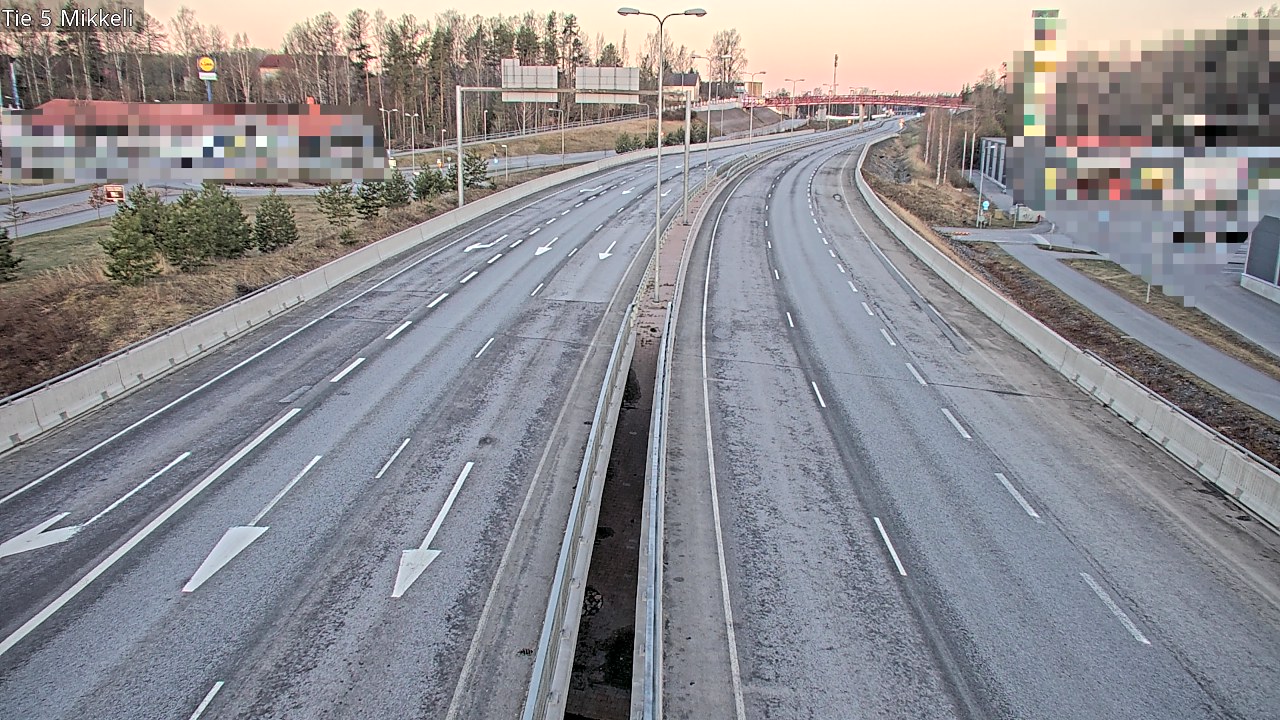 Weather Camera Image Road 5 Mikkeli, Mikkeli, Etelä-Savo