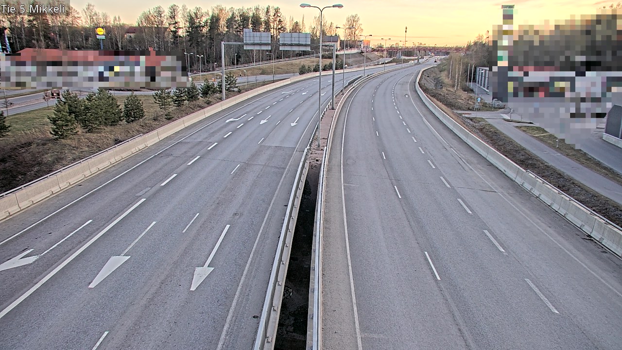 Weather Camera Image Road 5 Mikkeli, Mikkeli, Etelä-Savo