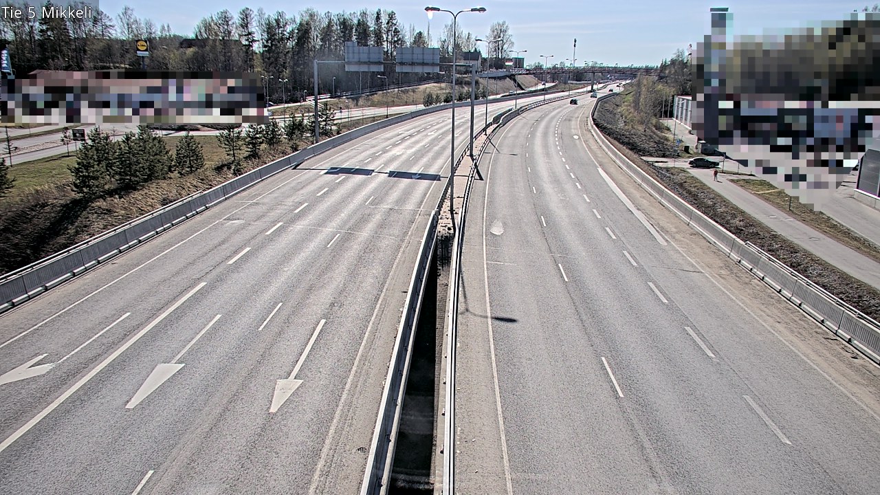 Weather Camera Image Road 5 Mikkeli, Mikkeli, Etelä-Savo