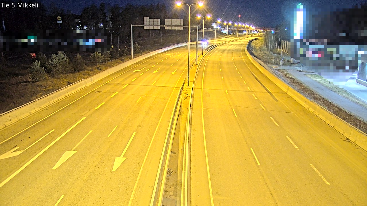 Weather Camera Image Road 5 Mikkeli, Mikkeli, Etelä-Savo