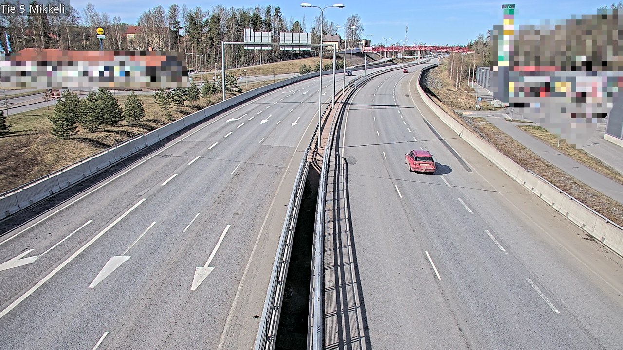 Weather Camera Image Road 5 Mikkeli, Mikkeli, Etelä-Savo