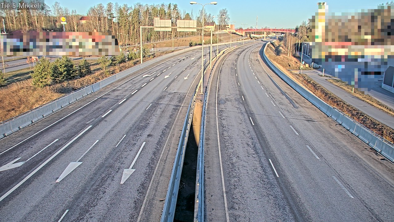 Weather Camera Image Road 5 Mikkeli, Mikkeli, Etelä-Savo