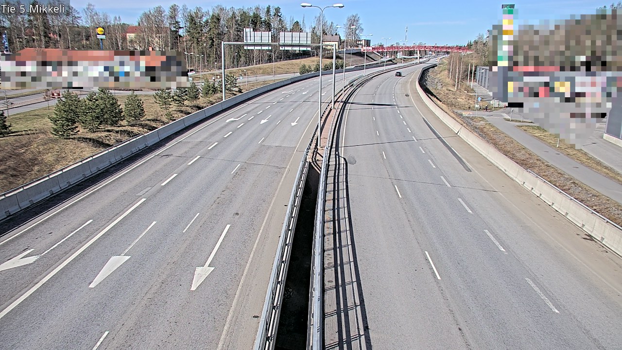 Weather Camera Image Road 5 Mikkeli, Mikkeli, Etelä-Savo