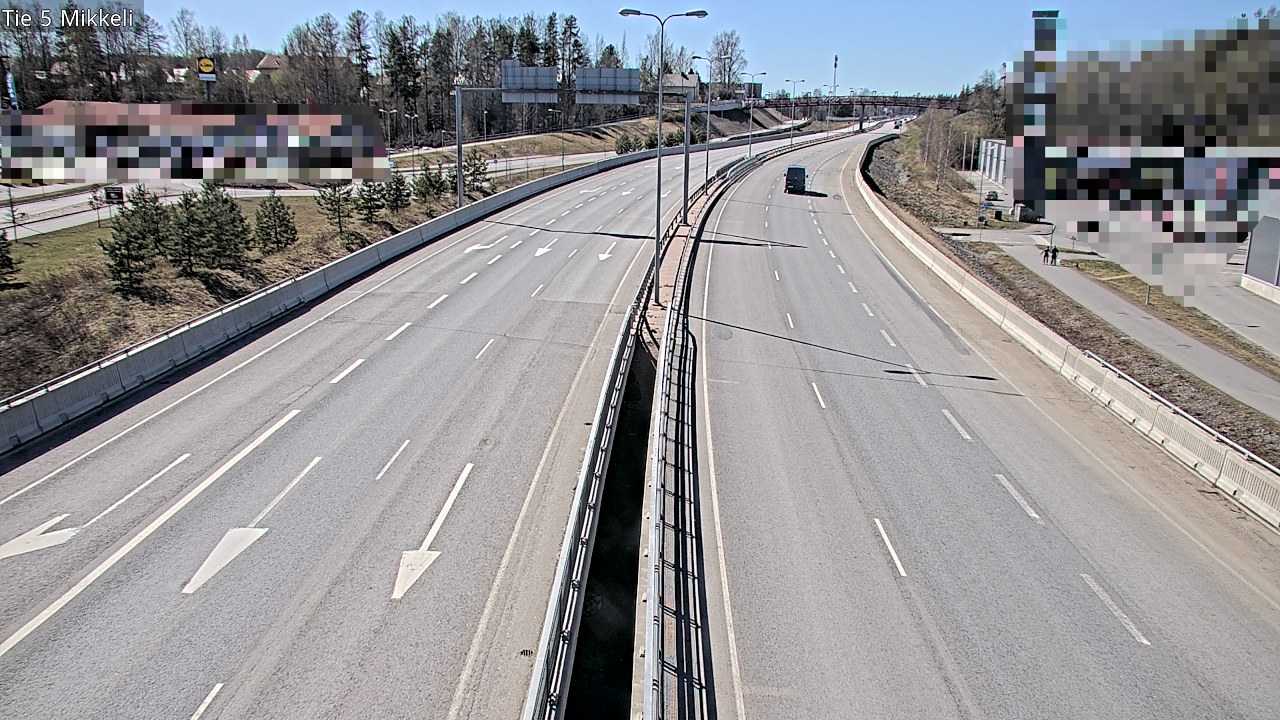 Weather Camera Image Road 5 Mikkeli, Mikkeli, Etelä-Savo