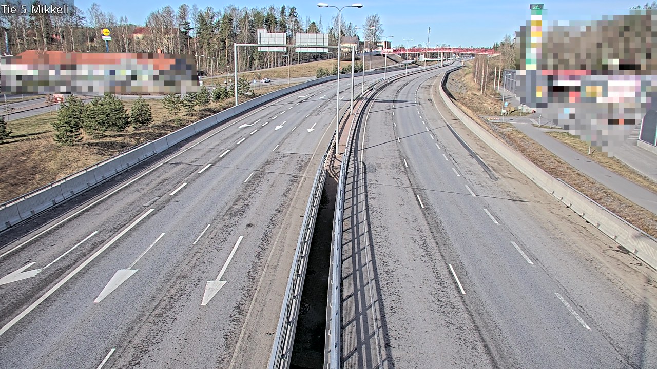 Weather Camera Image Road 5 Mikkeli, Mikkeli, Etelä-Savo