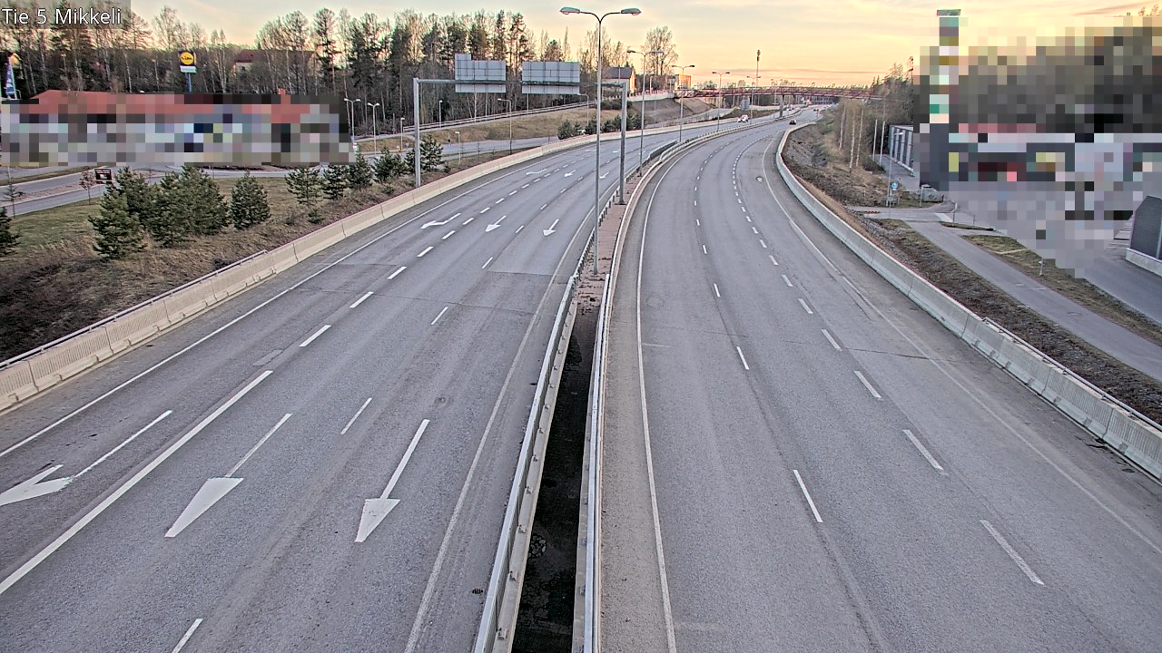 Weather Camera Image Road 5 Mikkeli, Mikkeli, Etelä-Savo