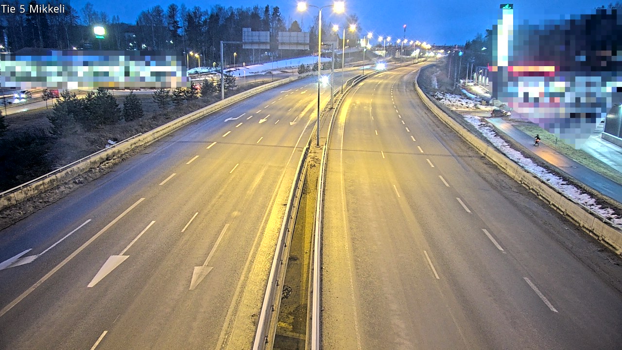 Weather Camera Image Road 5 Mikkeli, Mikkeli, Etelä-Savo