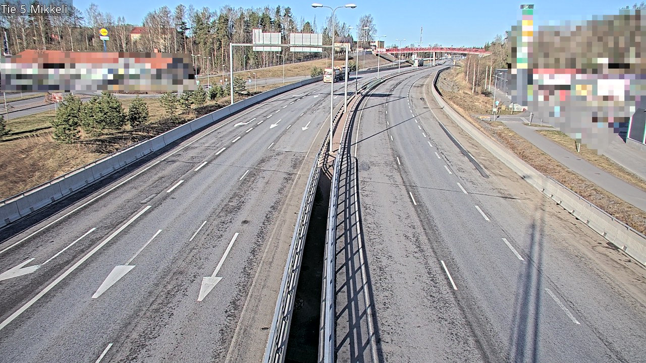 Weather Camera Image Road 5 Mikkeli, Mikkeli, Etelä-Savo