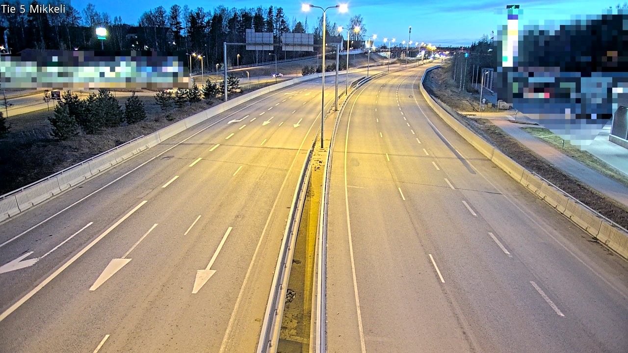 Weather Camera Image Road 5 Mikkeli, Mikkeli, Etelä-Savo