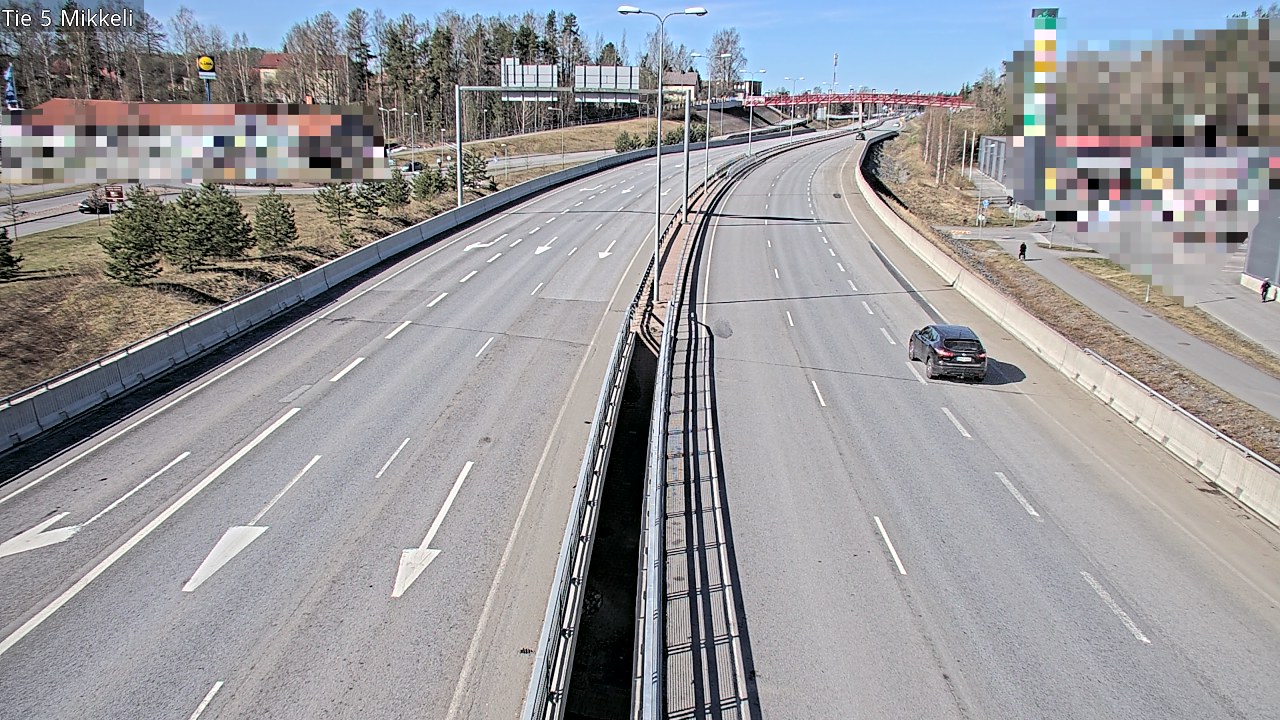 Weather Camera Image Road 5 Mikkeli, Mikkeli, Etelä-Savo