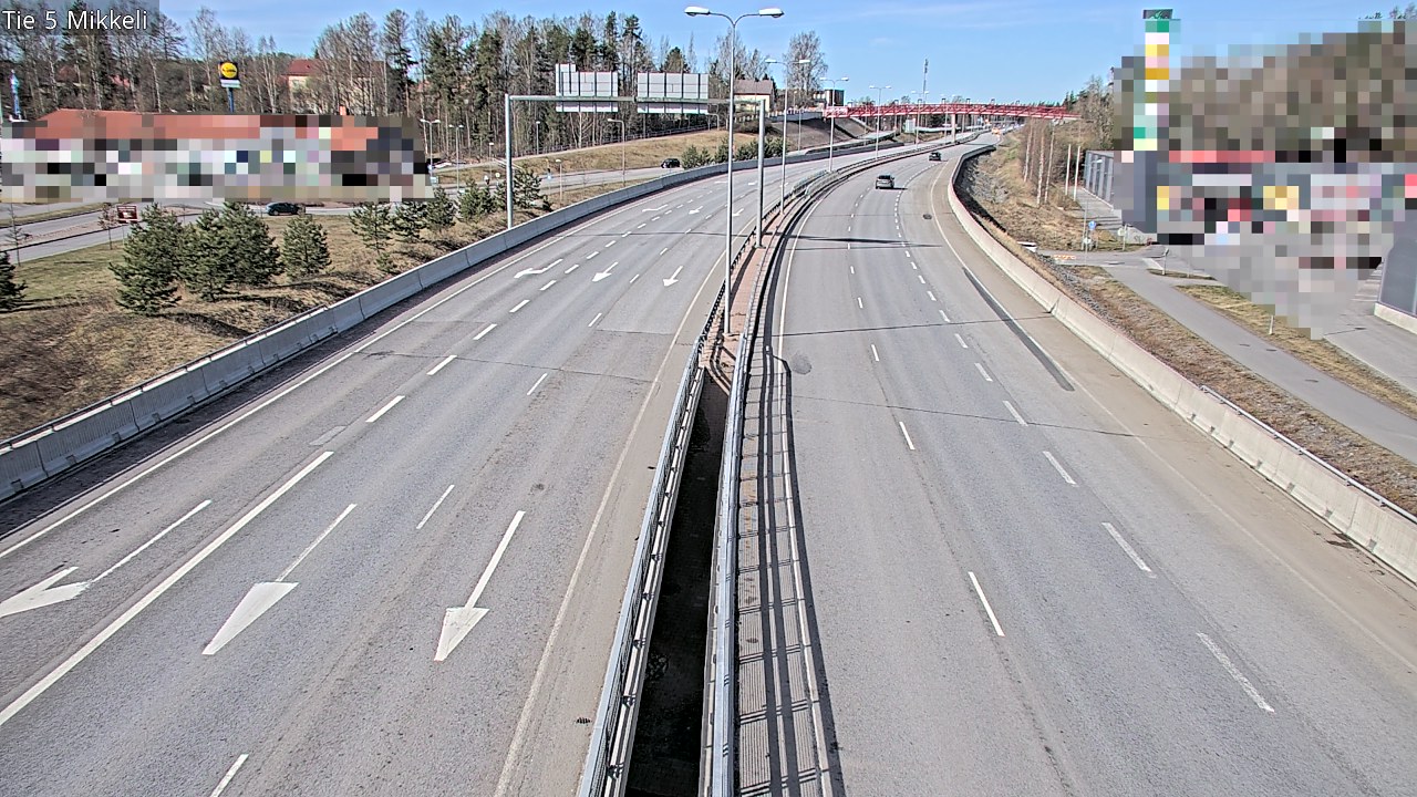Weather Camera Image Road 5 Mikkeli, Mikkeli, Etelä-Savo