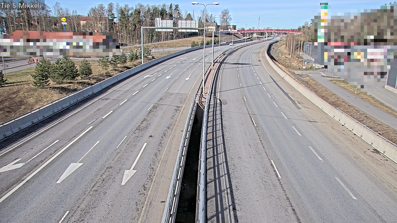 Weather Camera Image Road 5 Mikkeli, Mikkeli, Etelä-Savo
