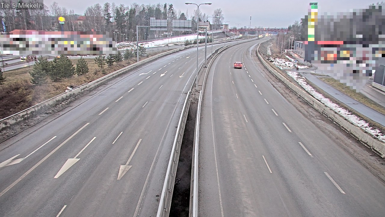 Weather Camera Image Road 5 Mikkeli, Mikkeli, Etelä-Savo