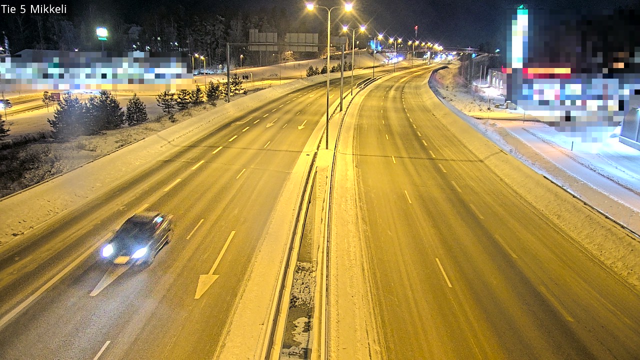 Weather Camera Image Road 5 Mikkeli, Mikkeli, Etelä-Savo