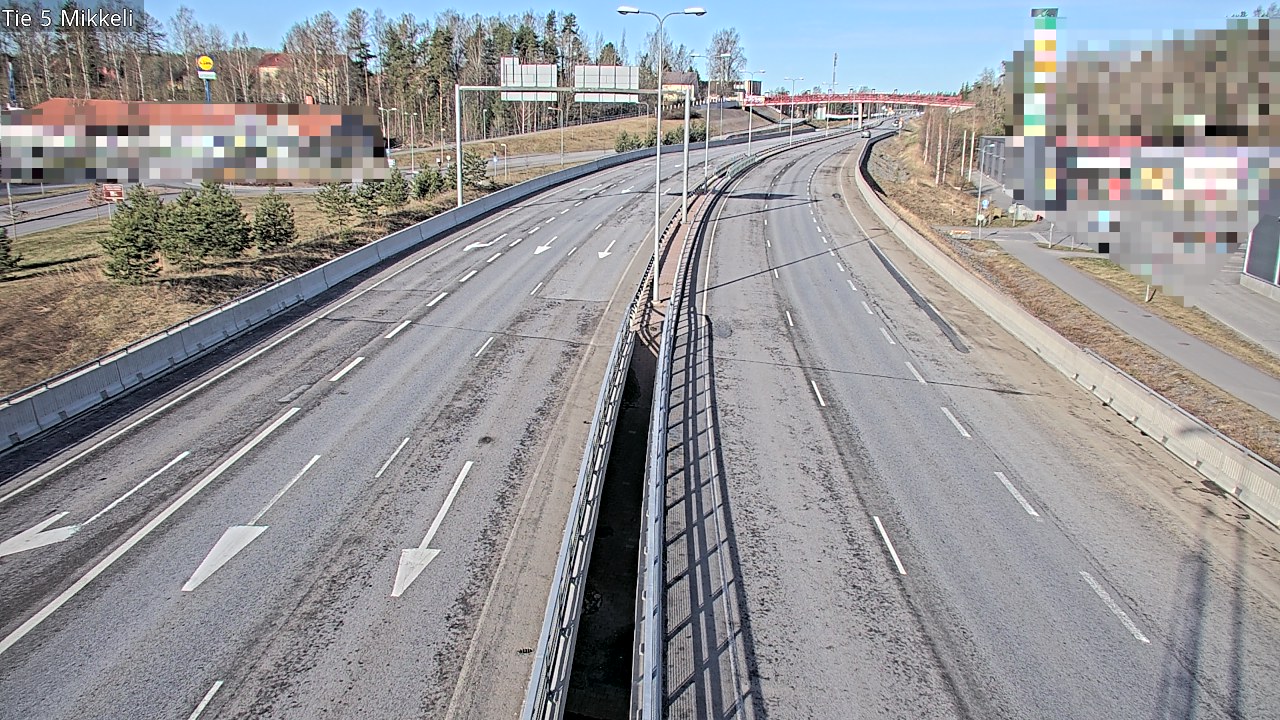 Weather Camera Image Road 5 Mikkeli, Mikkeli, Etelä-Savo