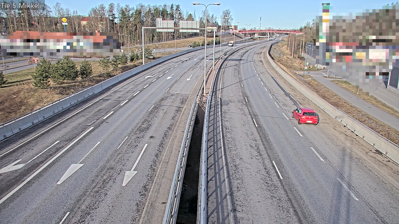 Weather Camera Image Road 5 Mikkeli, Mikkeli, Etelä-Savo