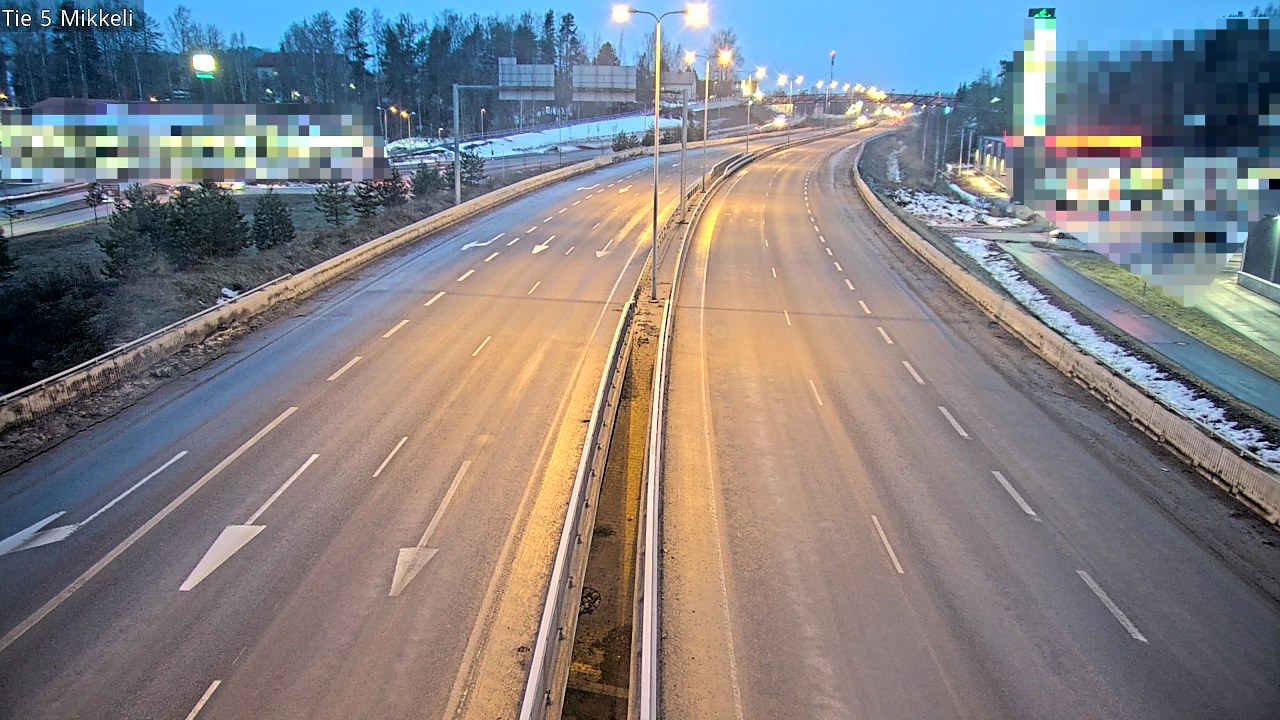 Weather Camera Image Road 5 Mikkeli, Mikkeli, Etelä-Savo