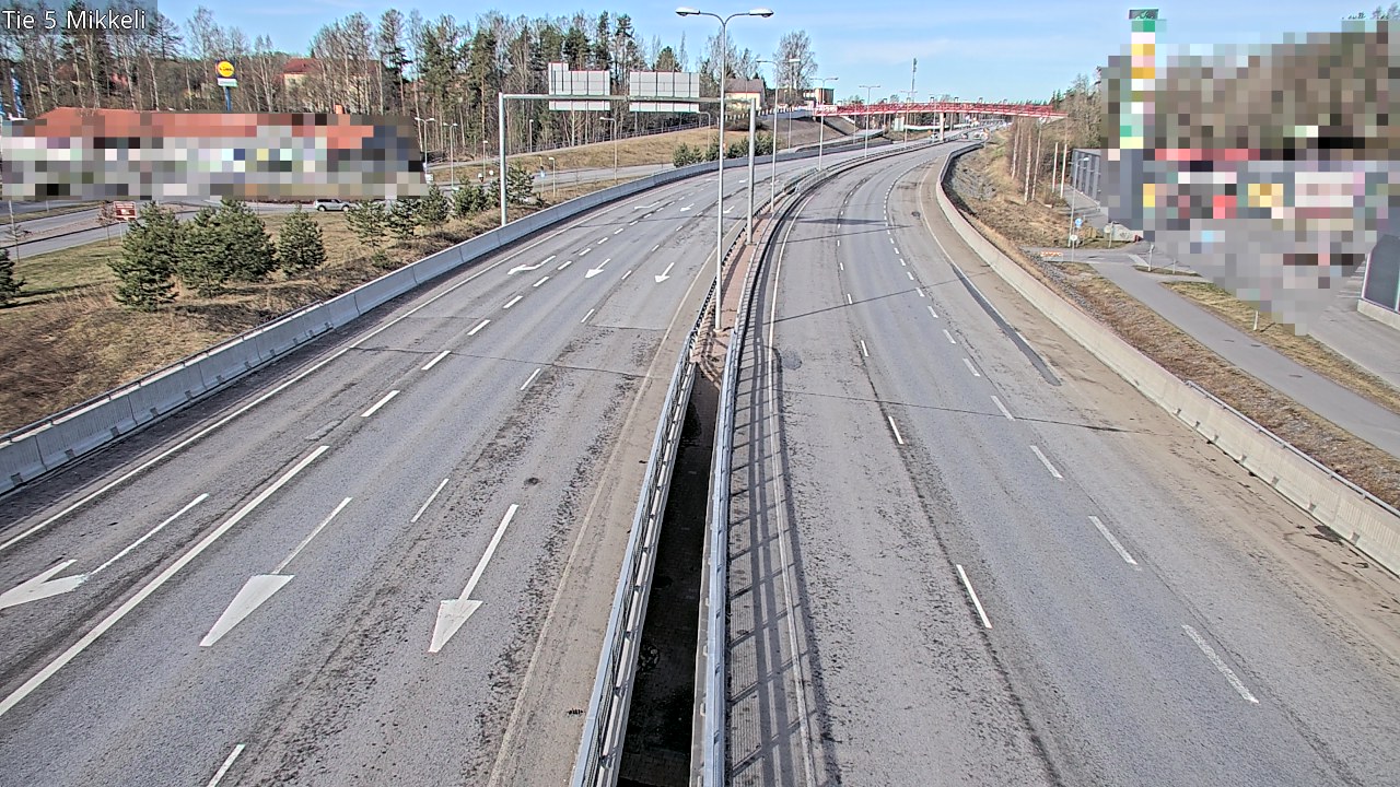 Weather Camera Image Road 5 Mikkeli, Mikkeli, Etelä-Savo