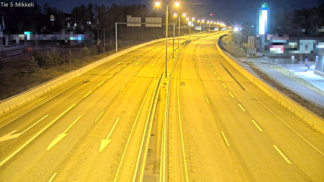 Weather Camera Image Road 5 Mikkeli, Mikkeli, Etelä-Savo