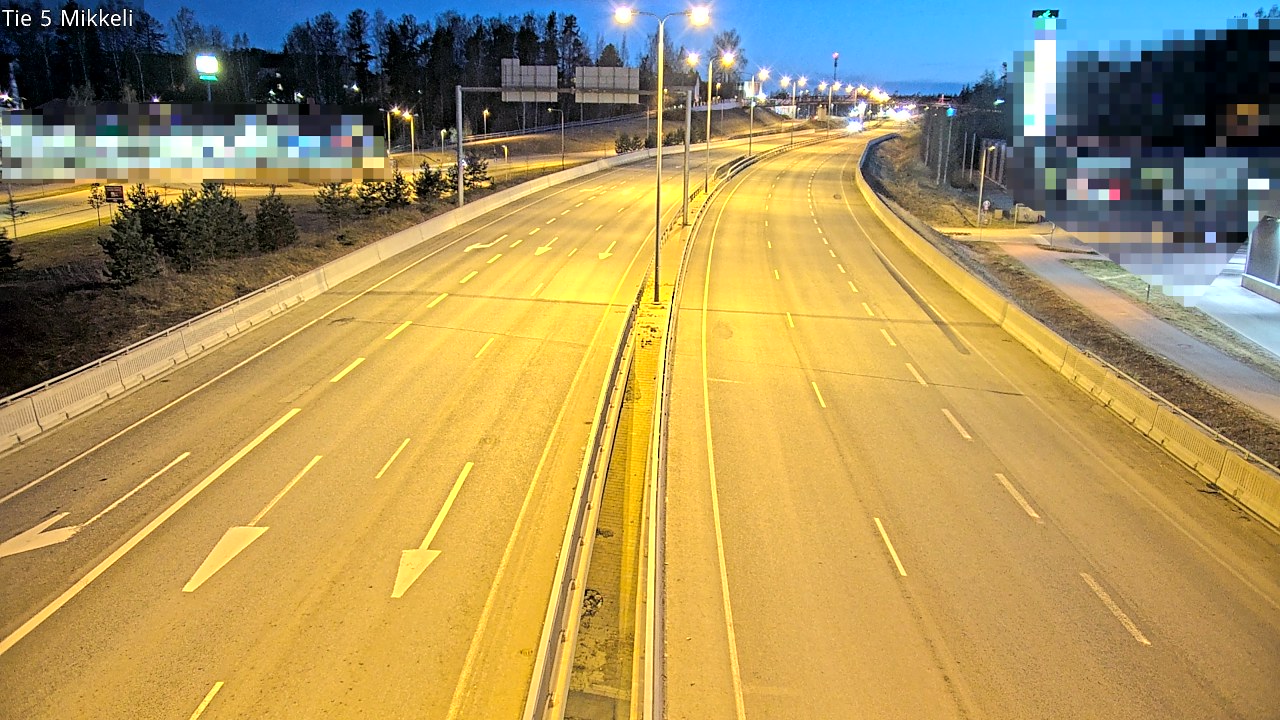 Weather Camera Image Road 5 Mikkeli, Mikkeli, Etelä-Savo