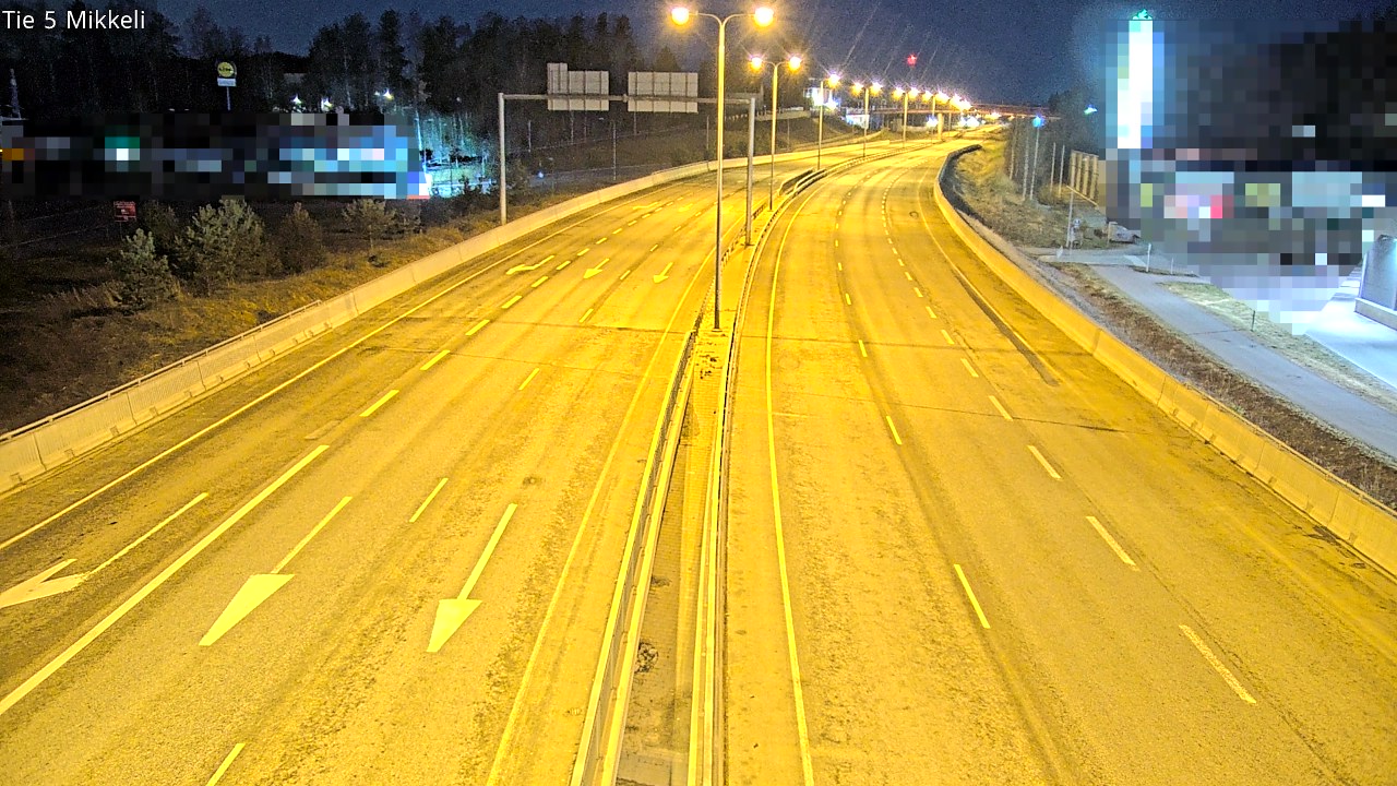 Weather Camera Image Road 5 Mikkeli, Mikkeli, Etelä-Savo