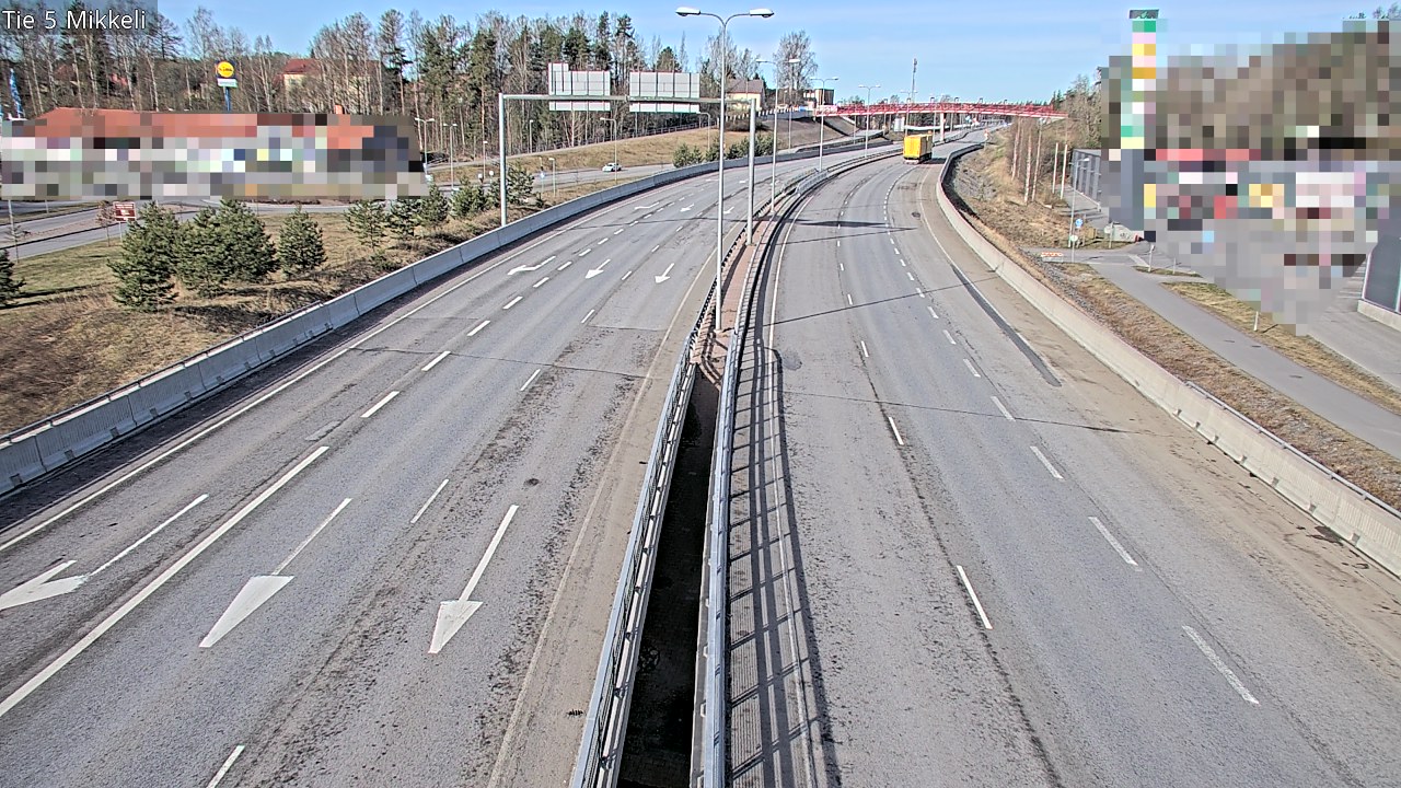 Weather Camera Image Road 5 Mikkeli, Mikkeli, Etelä-Savo