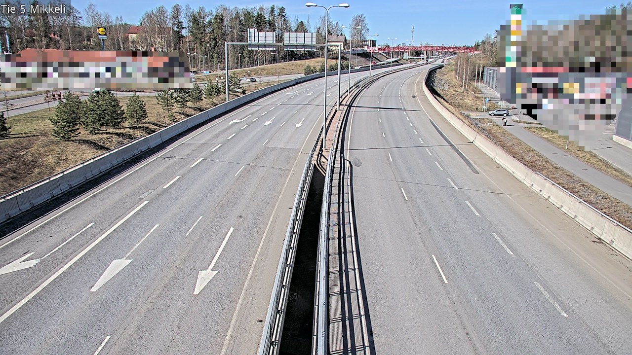 Weather Camera Image Road 5 Mikkeli, Mikkeli, Etelä-Savo