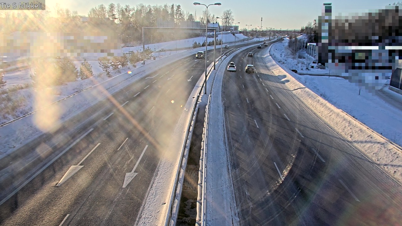 Weather Camera Image Road 5 Mikkeli, Mikkeli, Etelä-Savo
