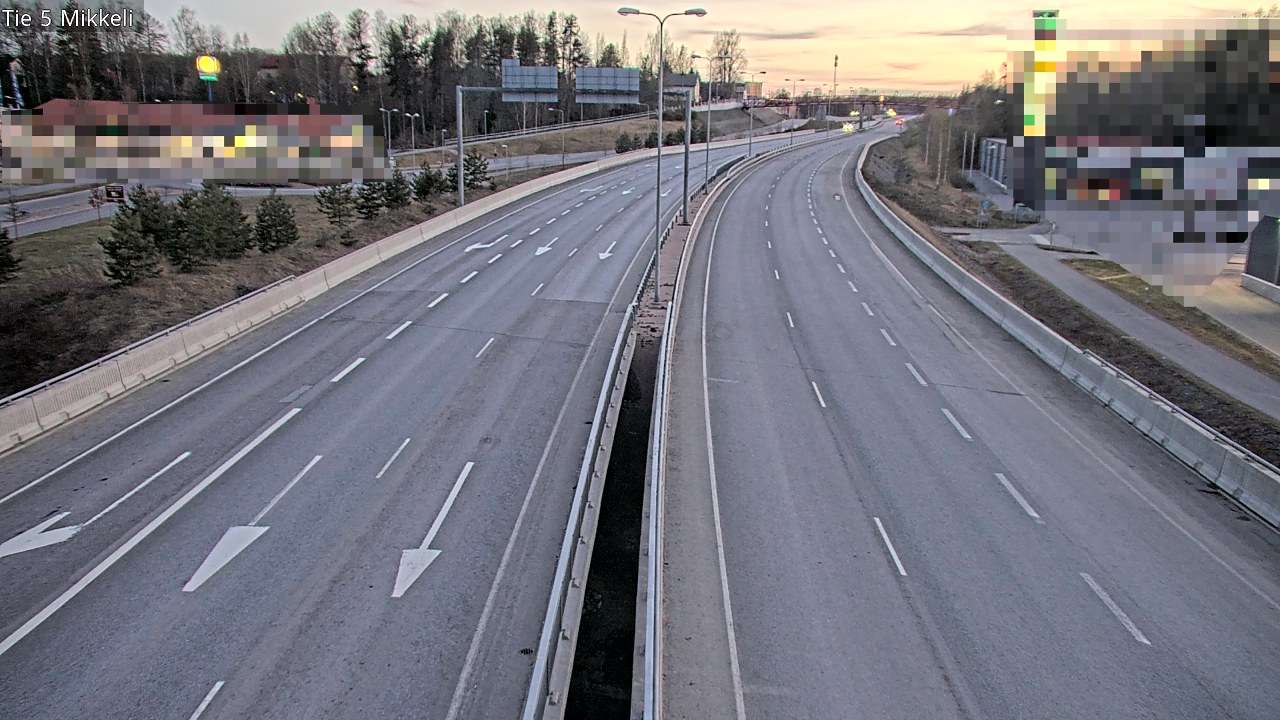 Weather Camera Image Road 5 Mikkeli, Mikkeli, Etelä-Savo