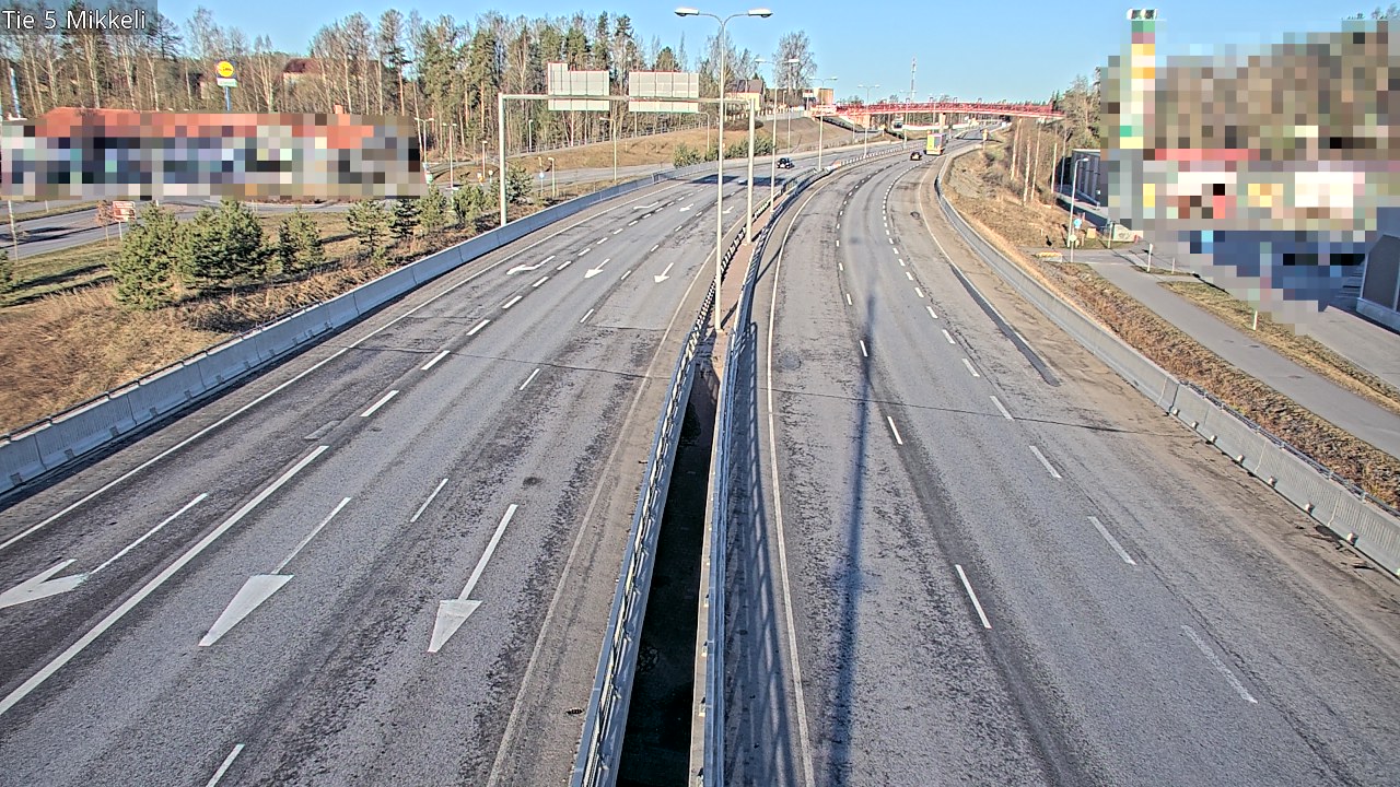 Weather Camera Image Road 5 Mikkeli, Mikkeli, Etelä-Savo