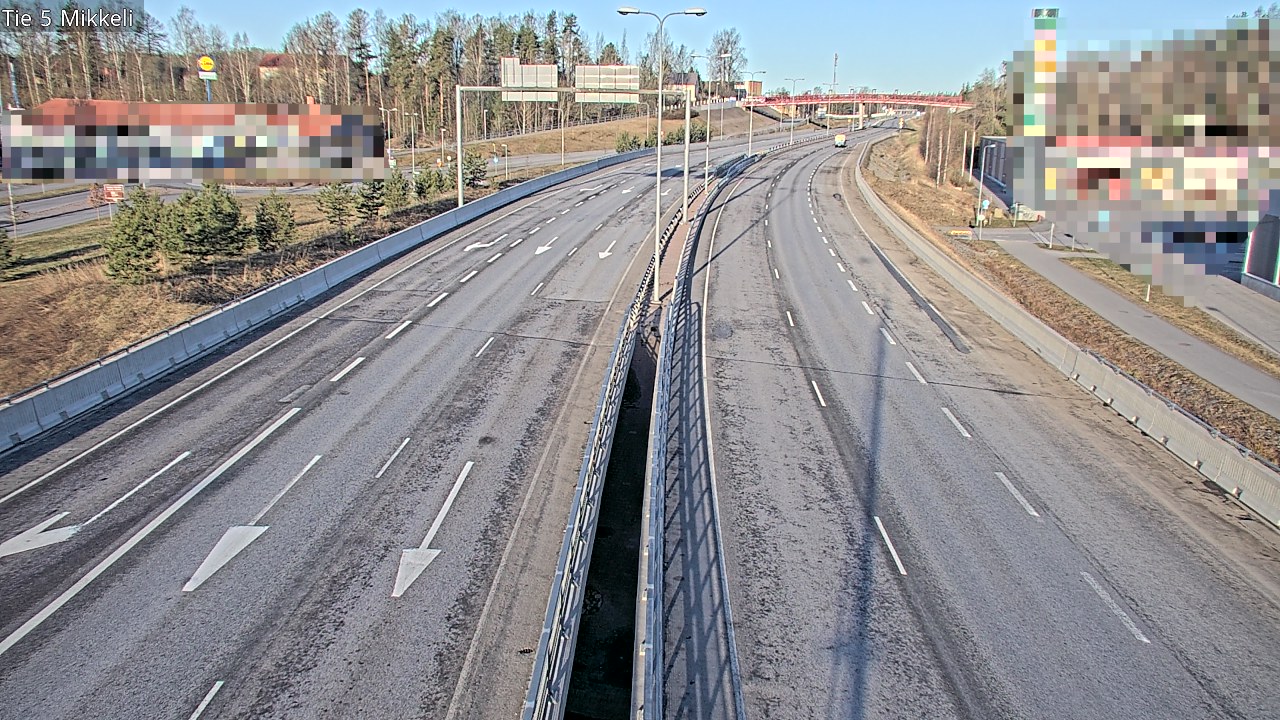 Weather Camera Image Road 5 Mikkeli, Mikkeli, Etelä-Savo