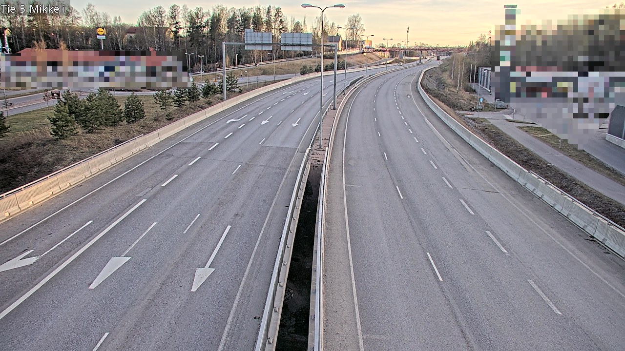 Weather Camera Image Road 5 Mikkeli, Mikkeli, Etelä-Savo