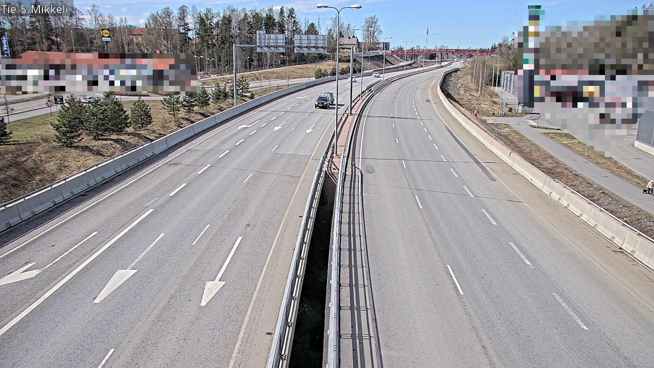 Weather Camera Image Road 5 Mikkeli, Mikkeli, Etelä-Savo