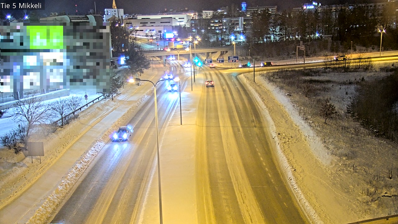 Weather Camera Image Road 5 Mikkeli, Mikkeli, Etelä-Savo